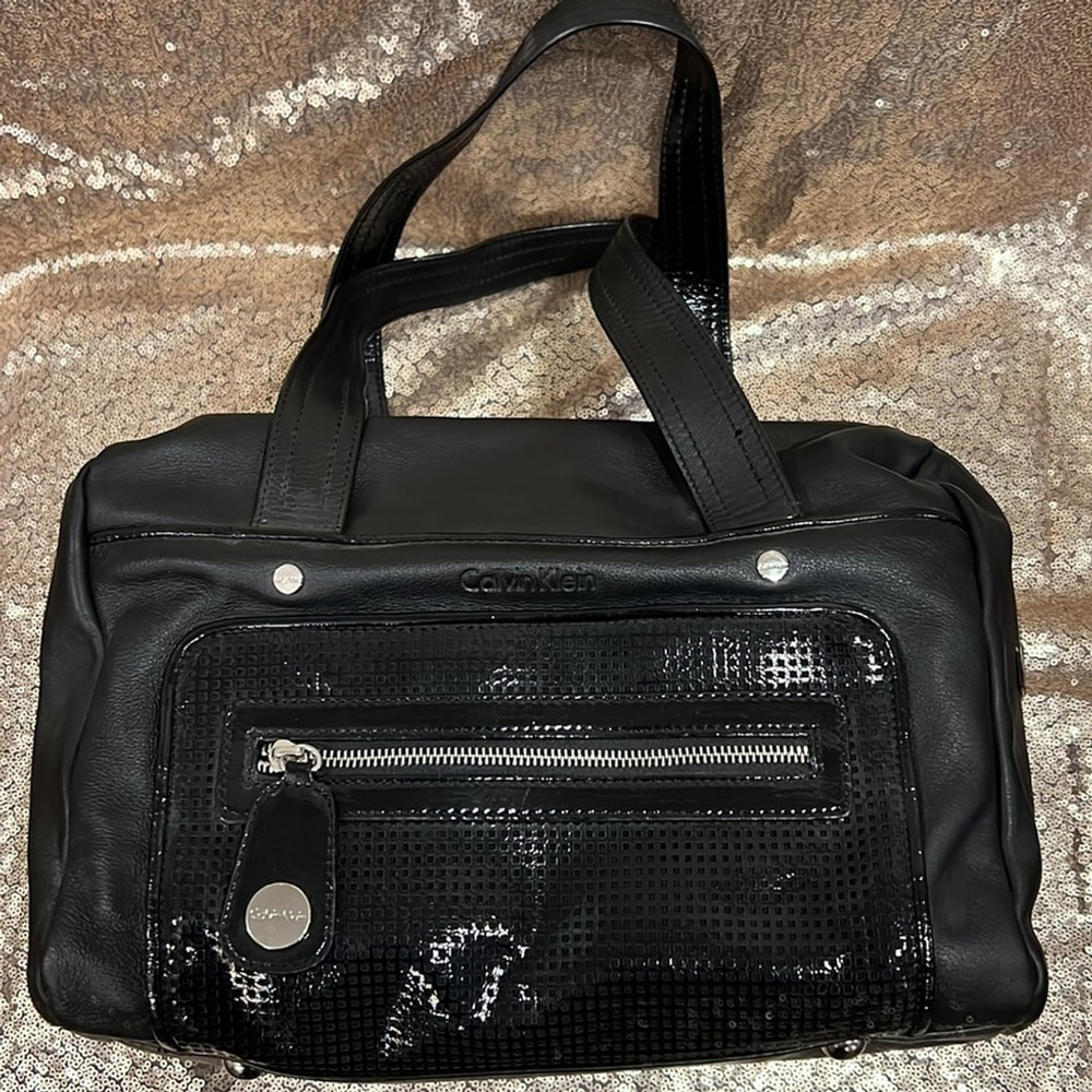 CALVIN Klein Leather Sachel